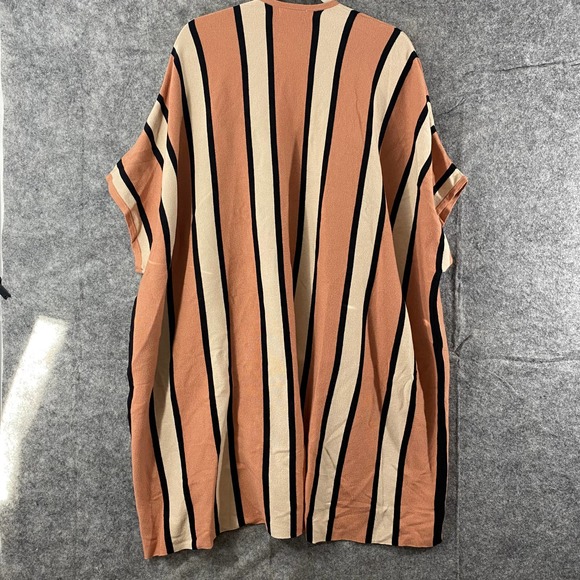 Lovers + Friends Revolve Cardigan XS/Small Striped Oversized Open Longline SS - Picture 3 of 10